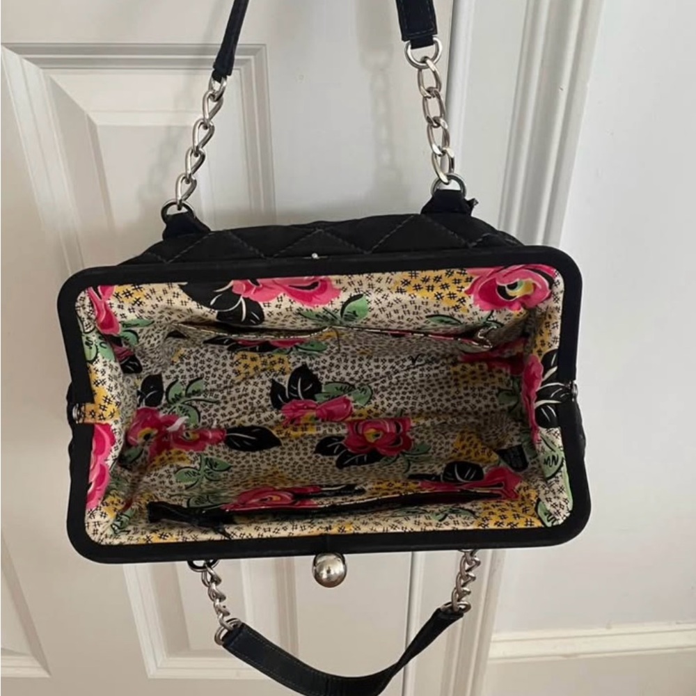 Vera Bradley Black Quilted Handbag